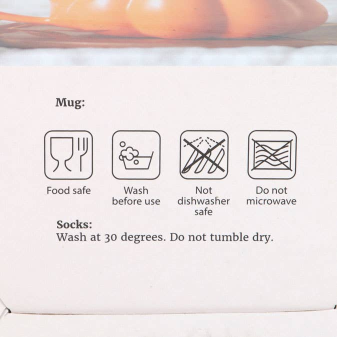 Coffret Mug & Chaussettes Citrouille