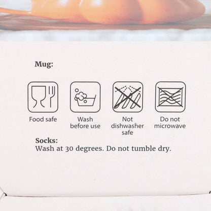 Coffret Mug & Chaussettes Citrouille