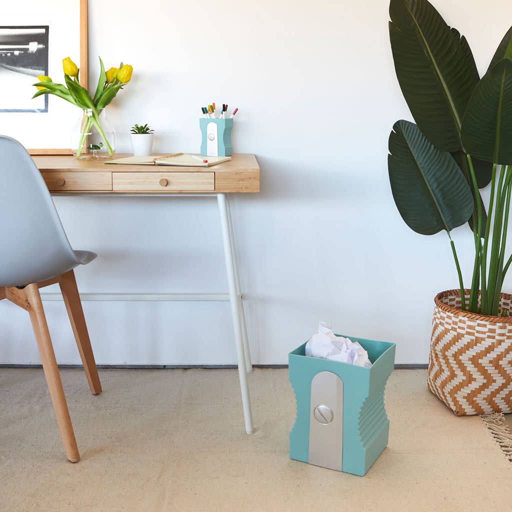 Corbeille taille-crayon Turquoise