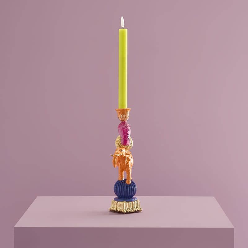 Oranger Elefantenleuchter