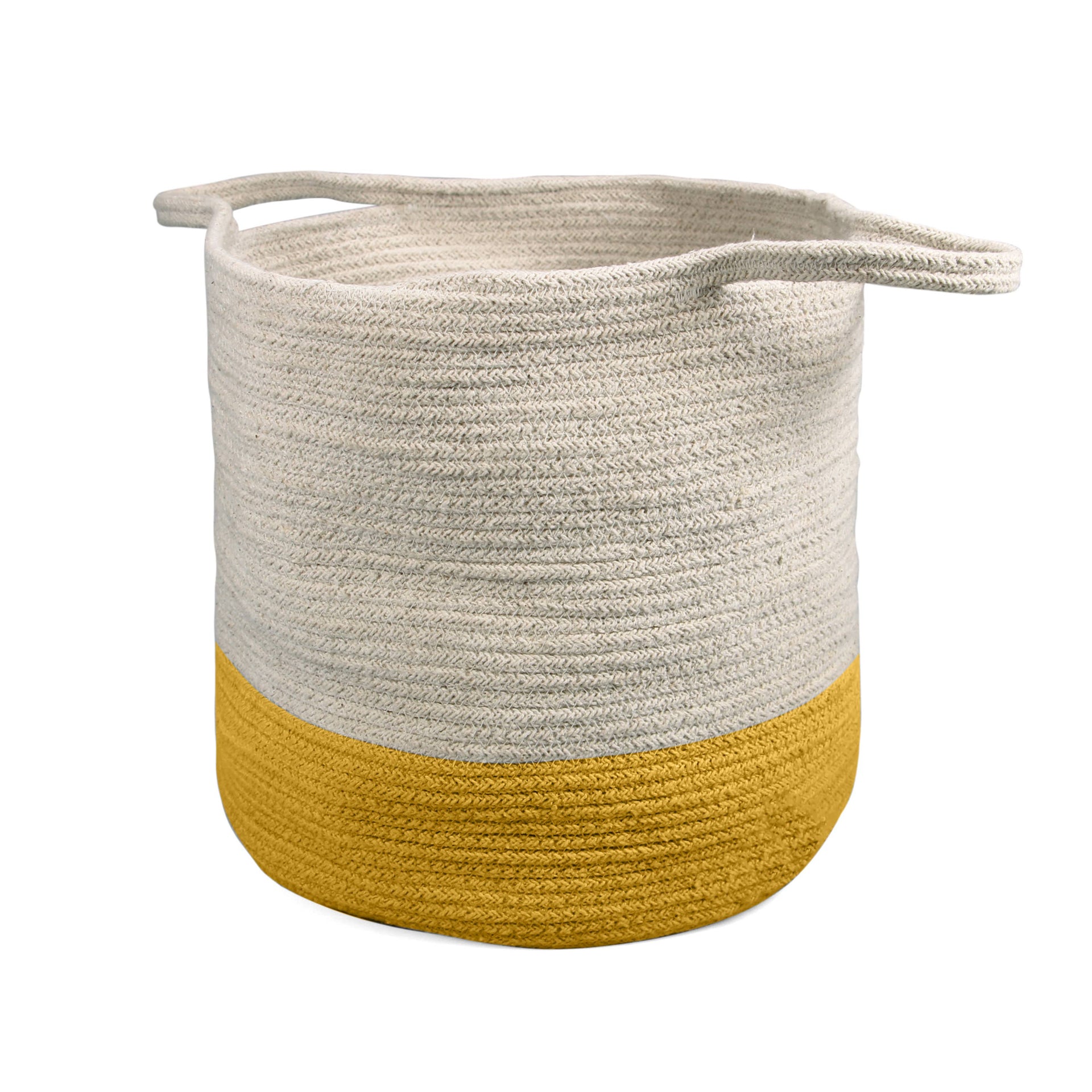 Yellow basket - 30 cm