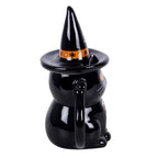 Mug à couvercle Chat noir Halloween — Frightful Folk