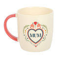 Folk-Herz-Tasse für Mama