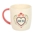 Folk-Herz-Tasse für Mama