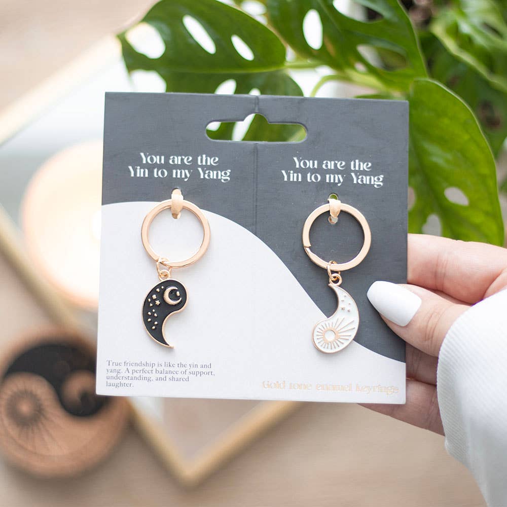 Paire de porte-clés Yin Yang Best Friend | Design e regali originali