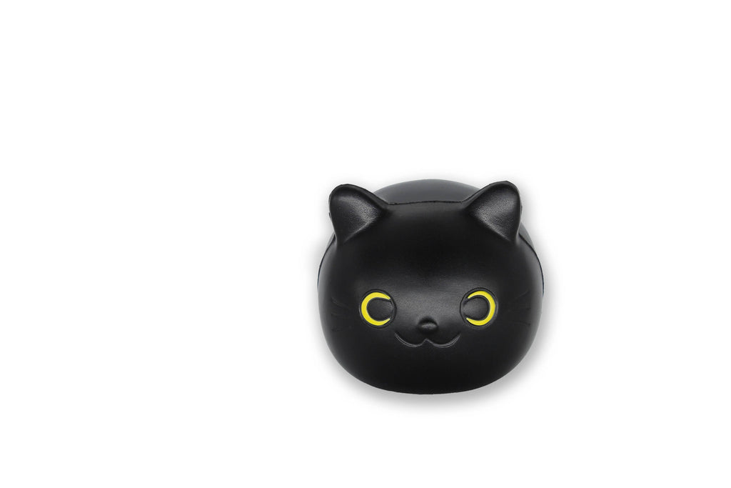Stressball mit schwarzer Katze
