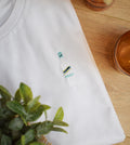 Designcadeau – t shirt brode menthe pastille juste un t shirt 58653004