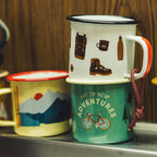 Tasse en émail “Bike Adventure” | Design e regali originali