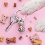 porte cles chien puppy fabach 