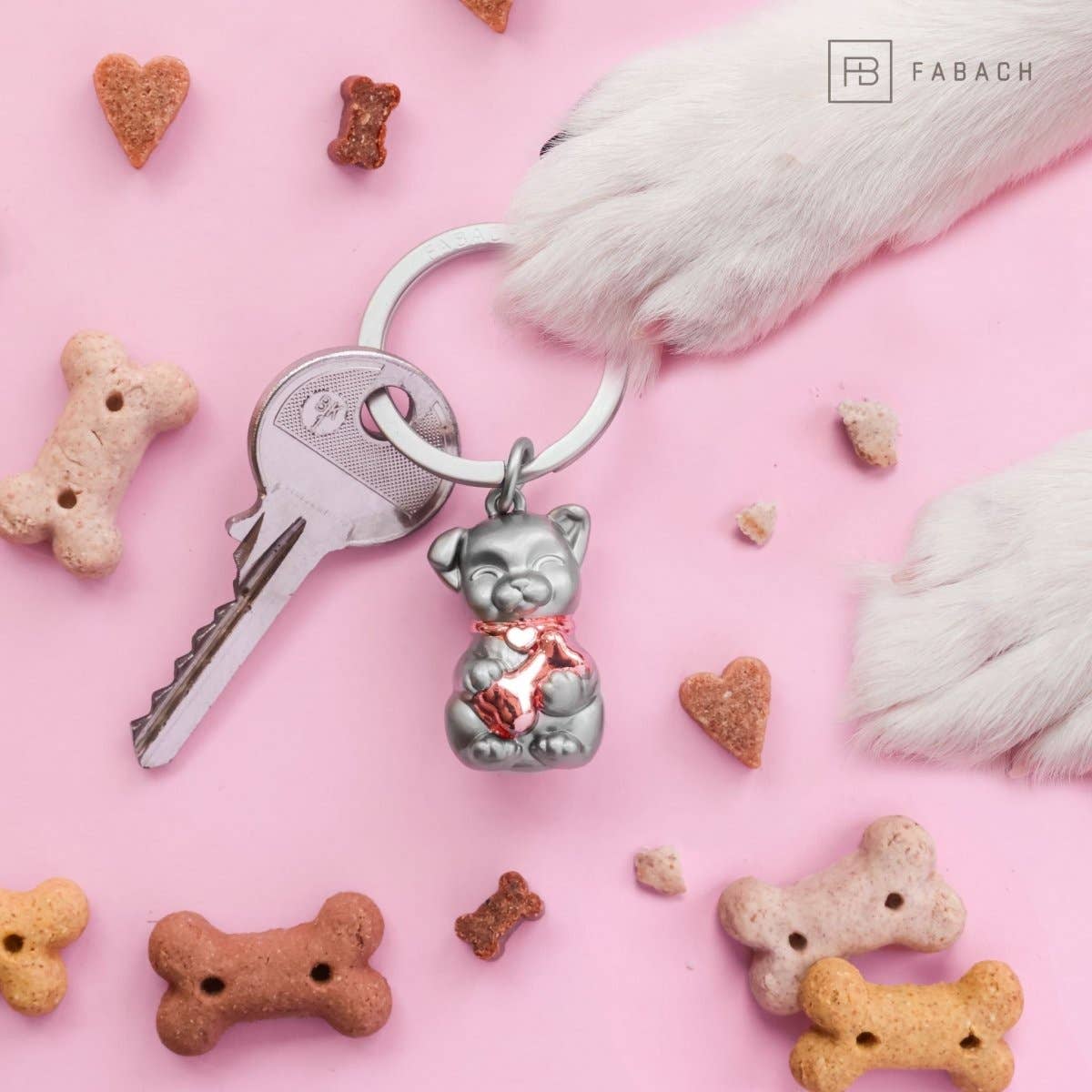 Porte-clés « Puppy » pour chien, joli pendentif en forme de chiot, porte-bonheur et cadeau pour les amoureux des chiens