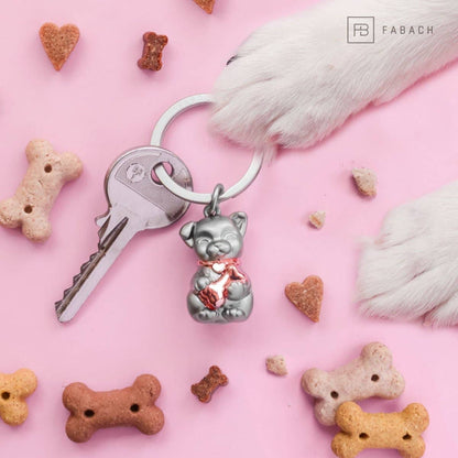 Porte-clés « Puppy » pour chien, joli pendentif en forme de chiot, porte-bonheur et cadeau pour les amoureux des chiens