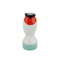Bougeoir - Poisson - Menthe/Blanc/Orange - 7x7x16,5cm | Designproducten en originele cadeaus