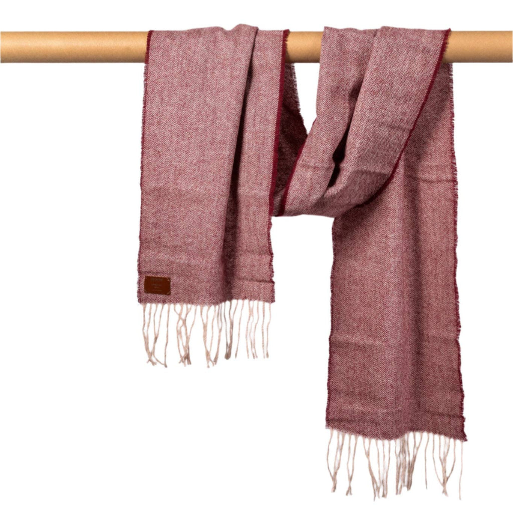 Écharpe Bordeaux en laine