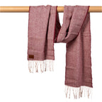 Écharpe Bordeaux en laine