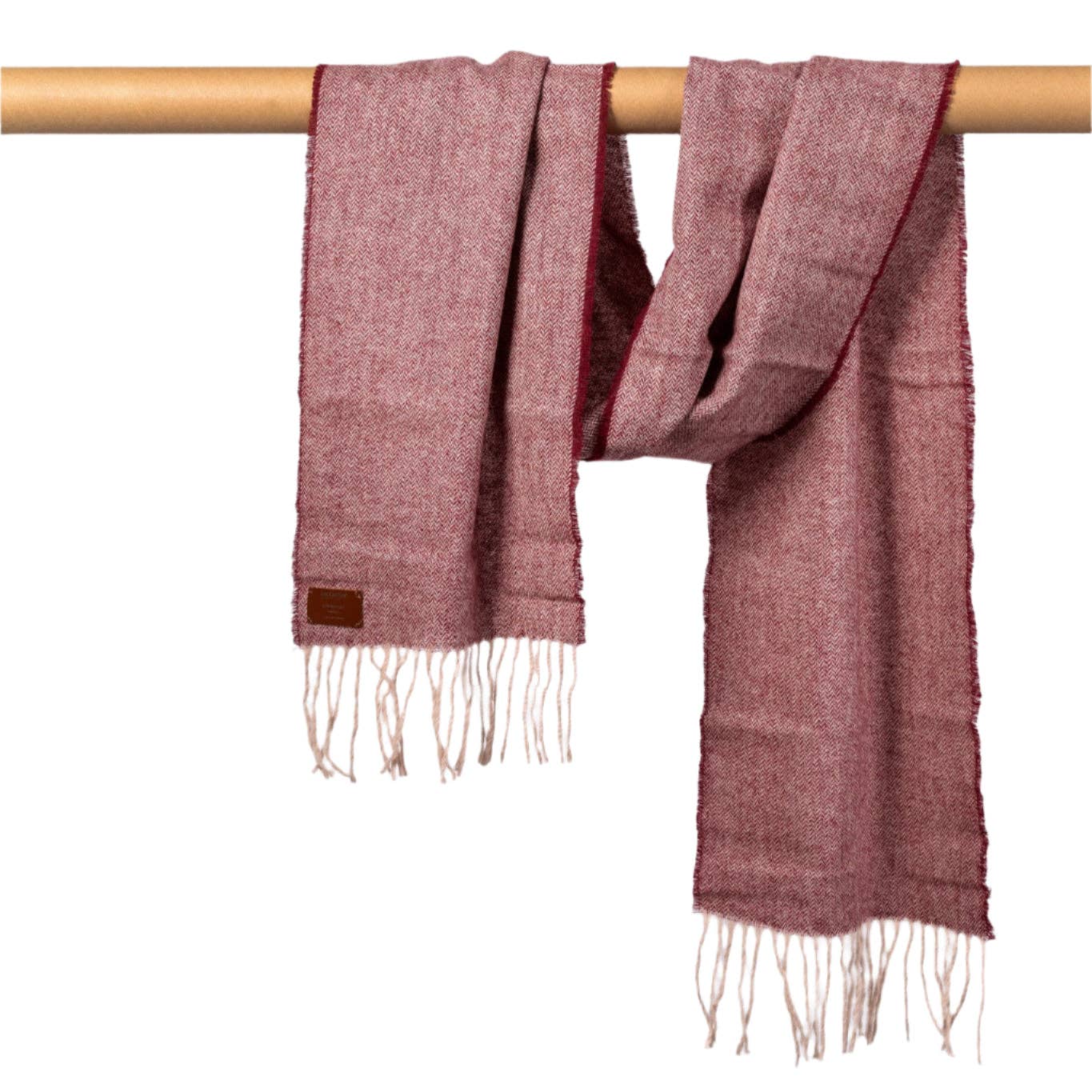 Écharpe Bordeaux en laine