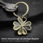 Kleeblatt-Schlüsselanhänger