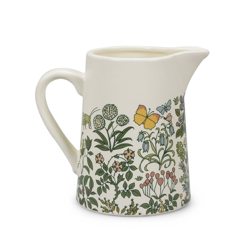 Keramikkrug Voysey Botanischer Garten Flora und Fauna