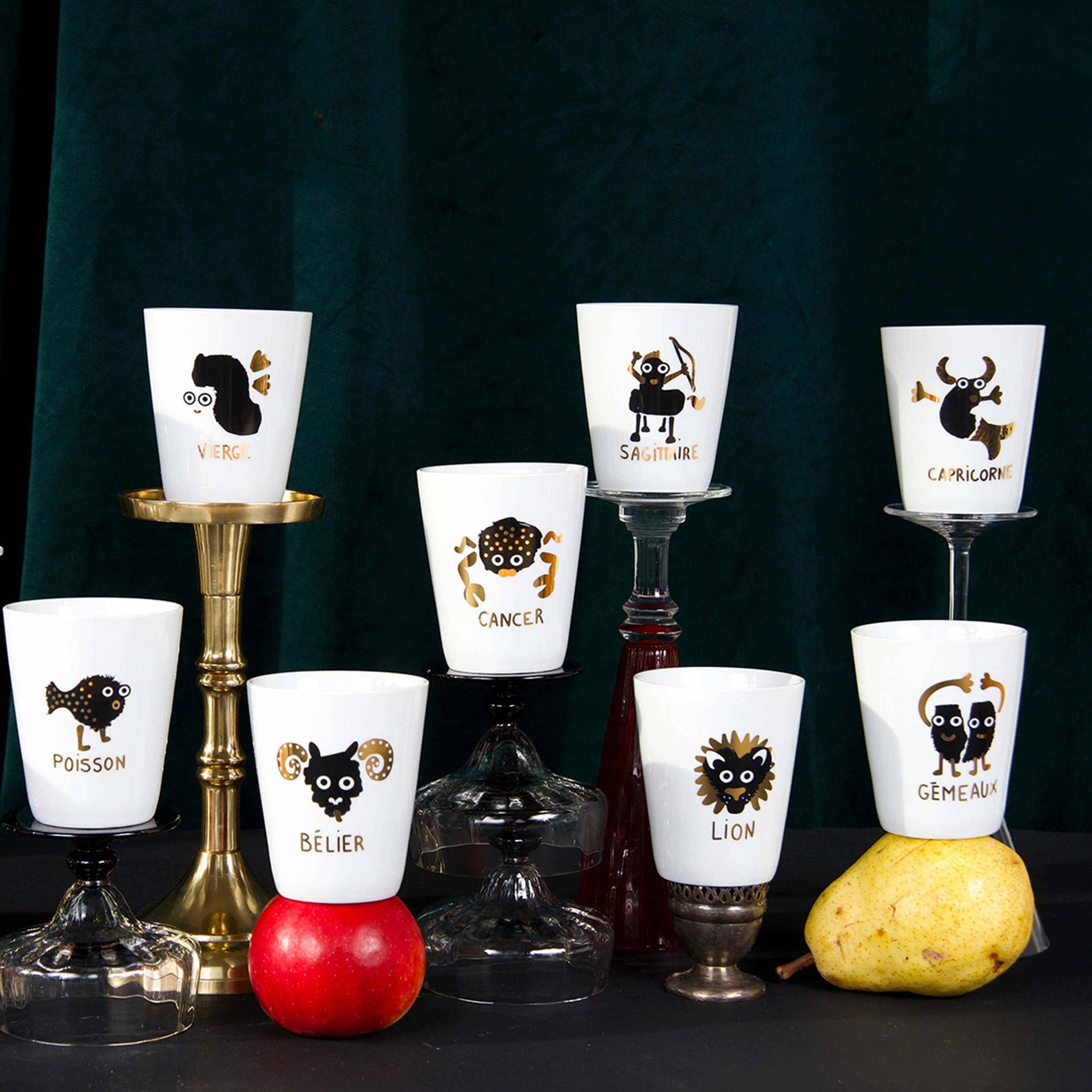Tasse en porcelaine Signes du zodiaque | Designproducten en originele cadeaus