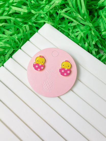Easter Chick Earrings