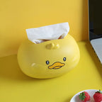Boite à Mouchoir Canard Jaune