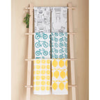 Lot de 2 torchons à vaisselle Cat Print London Gray | Design e regali originali