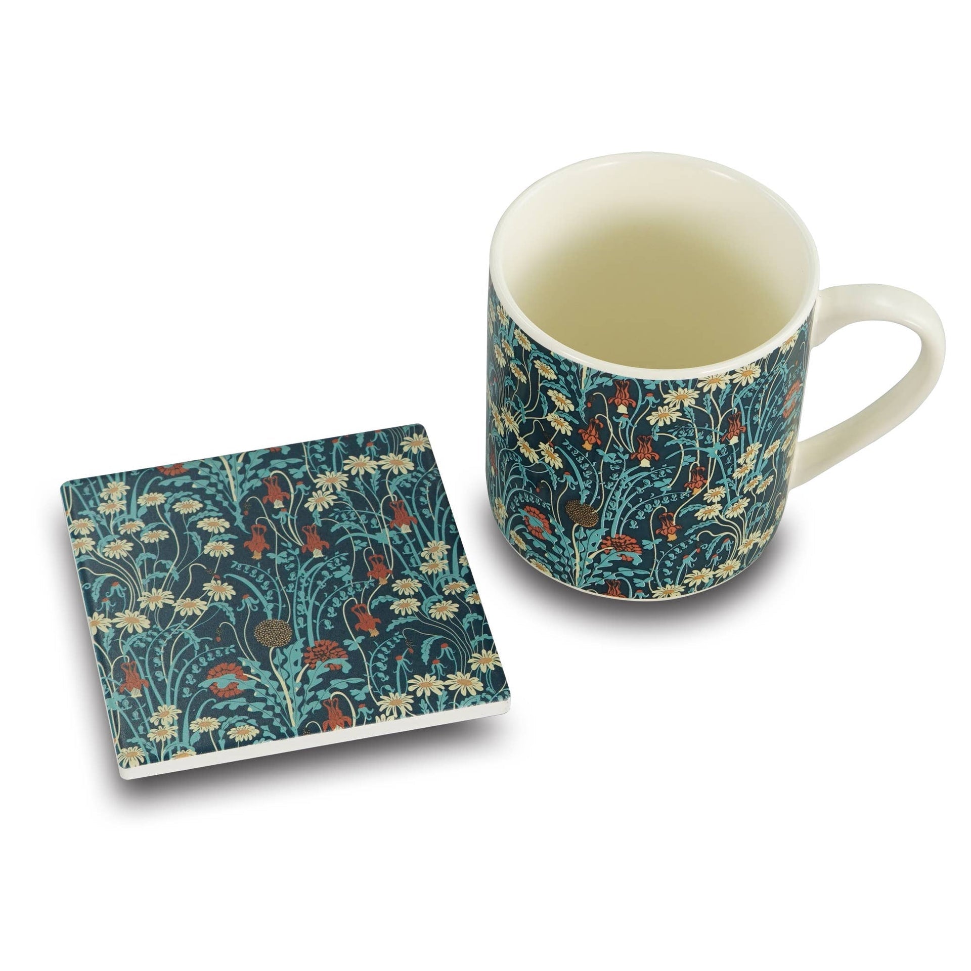 Untersetzer aus Keramik ACS Walter Crane - Wiesenblumen