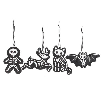 Gingerbread Skeleton Hanging Decorations