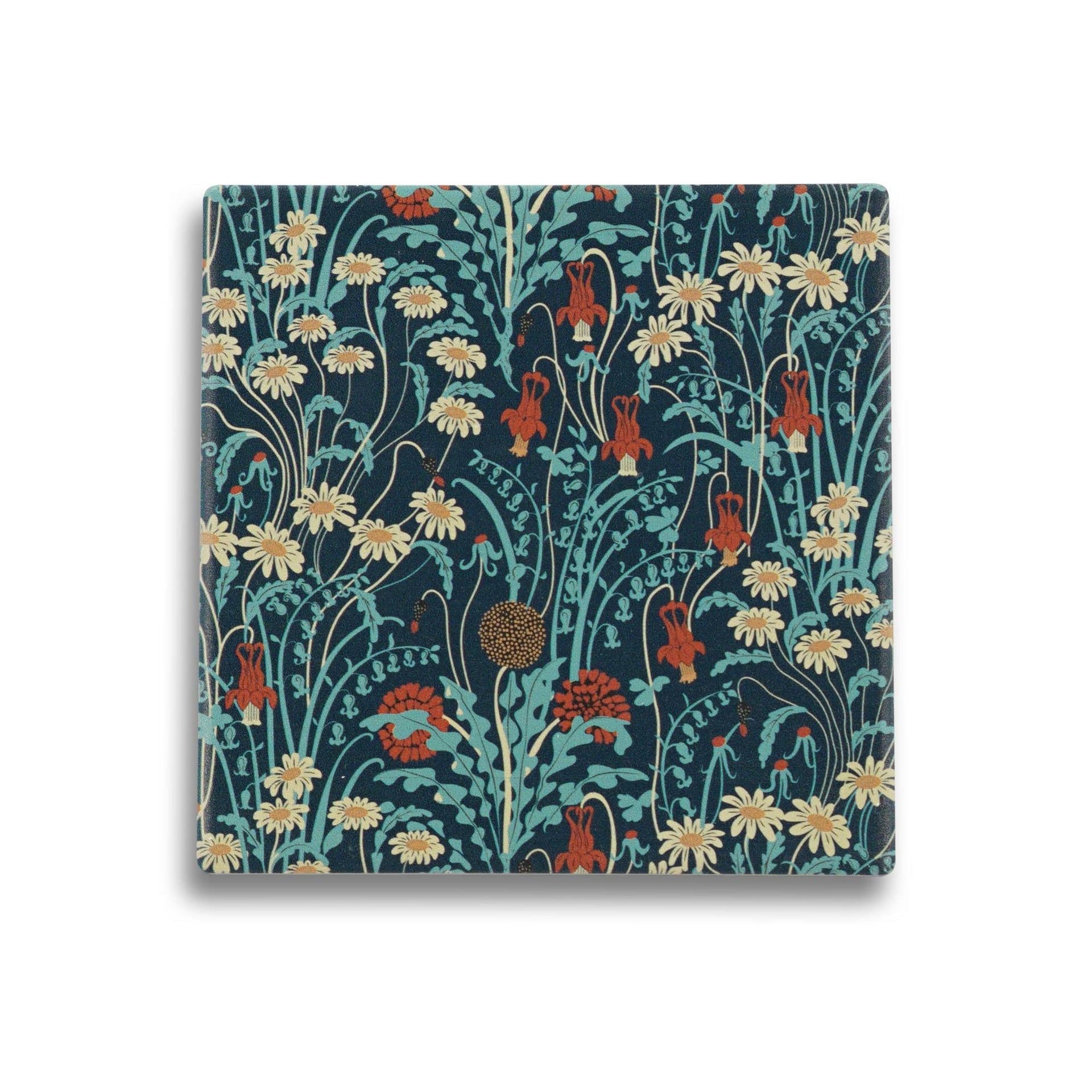 Untersetzer aus Keramik ACS Walter Crane - Wiesenblumen