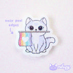 autocollants glitter chat purride nikury 