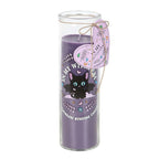 De moustaches et d'ailes Bougie en tube de lavande Bat Cat
