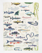 Oggetto regalo di design – Torchon Poisson D'Eau Douce – produit scientifique Cognitive Surplus EU, vue 1
