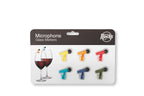 Set de 6 marque-verres Microphone | Design-lahjat ja sisustustuotteet