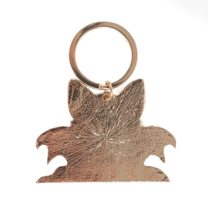Gothic Bat Cat Keychain