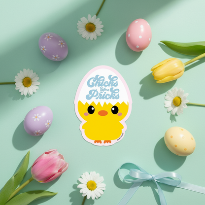 Autocollants Poussin « Chicks before Pricks »