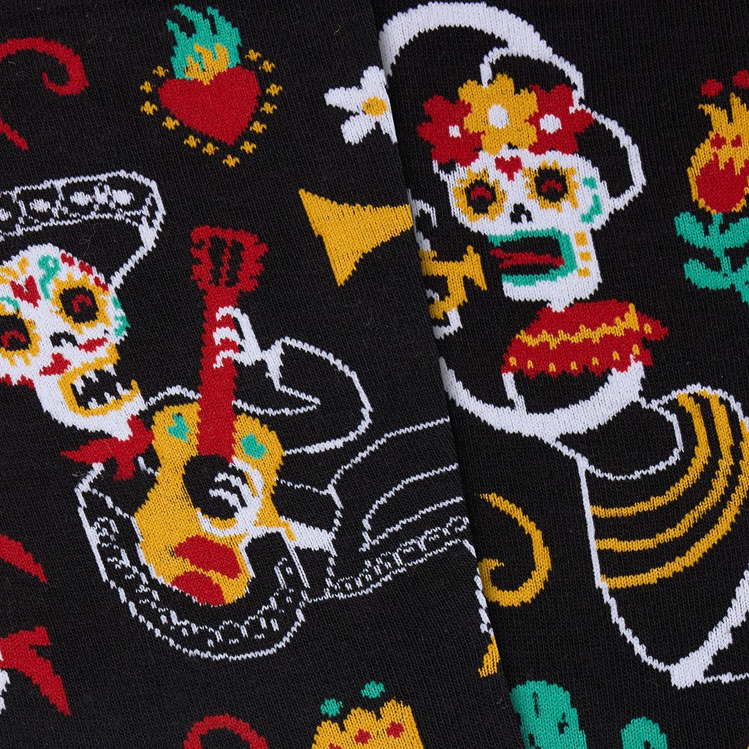 Chaussettes Mariachis Día de los Muertos
