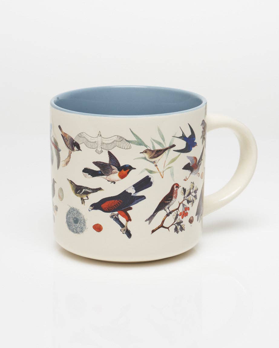 Oggetto regalo di design – Mug Birdwatching (430 ml) – produit scientifique Cognitive Surplus EU, vue 2