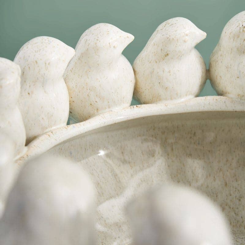 Coupe M. Petit oiseau, Blanc