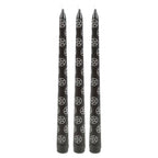 Ensemble de 3 bougies Pentagrammes “Black Magic”