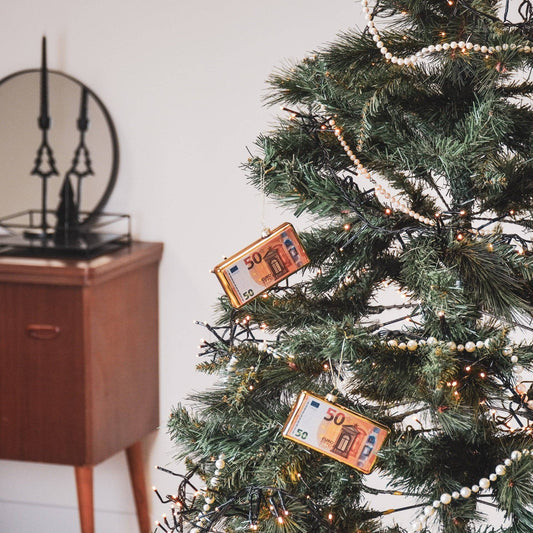 Boule de Noël Billet de 50 euros