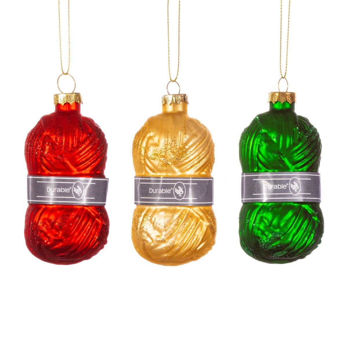 Christmas Baubles Yarn Balls 3-Pack