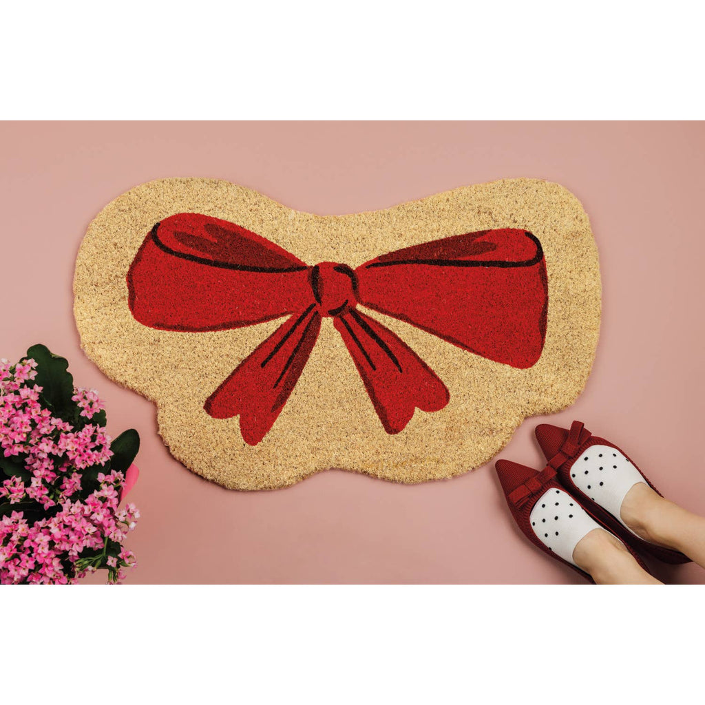Paillasson en fibre de coco en forme de Jubilee Bowtique