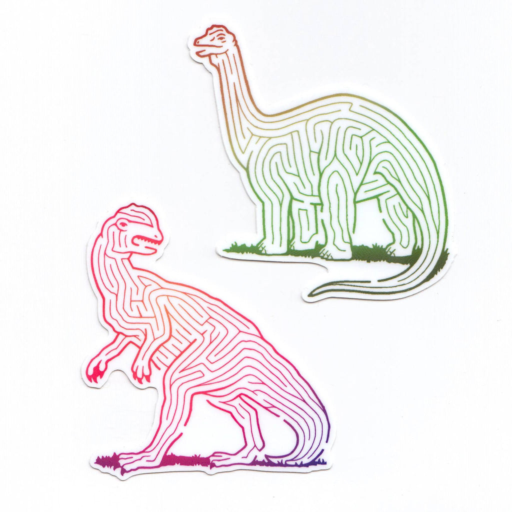 Sticker Dinosaure Labyrinthe | Designproducten en originele cadeaus
