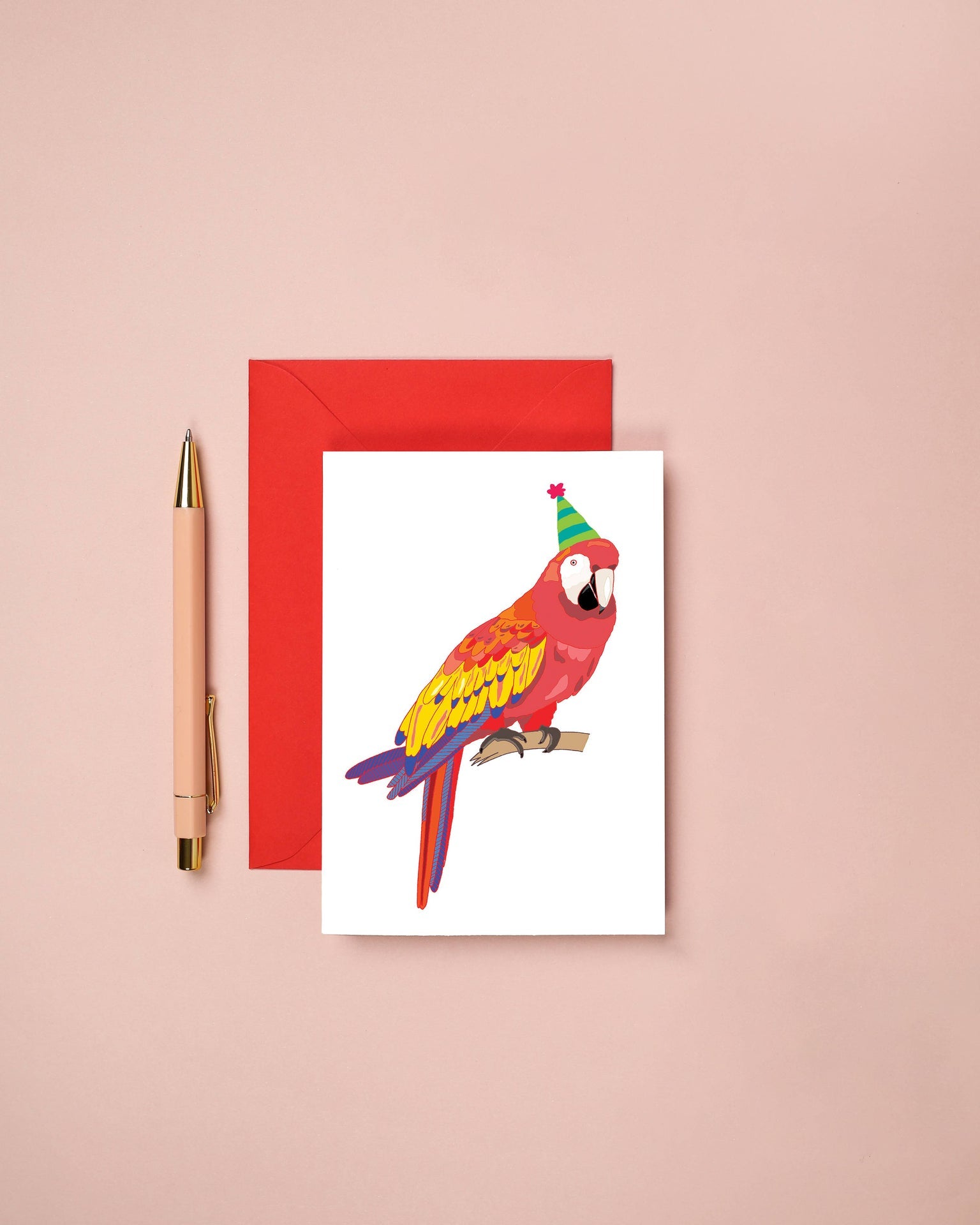 Carte d'anniversaire Perroquet | Objetos de diseño y regalos originales