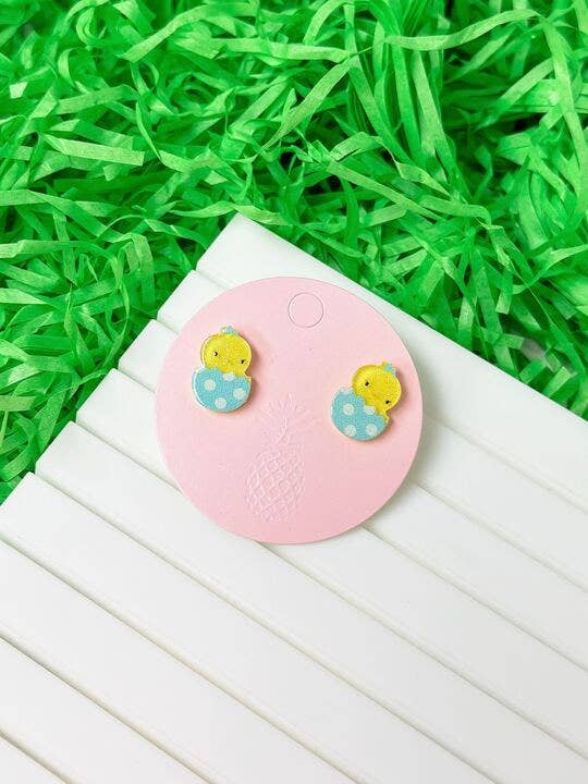 Boucles d'oreilles Poussin de Pâques | Designproducten en originele cadeaus