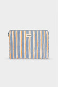 Housse d'ordinateur Ava Rayures Orange et Bleu