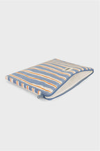 Housse d'ordinateur Ava Rayures Orange et Bleu