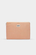 Housse d'ordinateur Ava Tressage corail