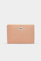 Housse d'ordinateur Ava Tressage corail