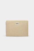 Housse d'ordinateur Ava Tressage nude
