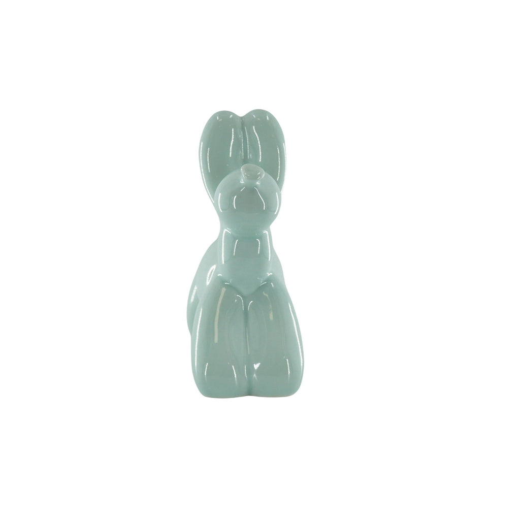 Ornement - Tirelire Chien Ballon - Vert menthe - 17x7x17cm | Designproducten en originele cadeaus